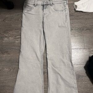 H&M Light Gray Flare Pants